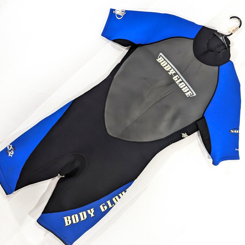 Body Glove Men's Blue and Black Rash Guard